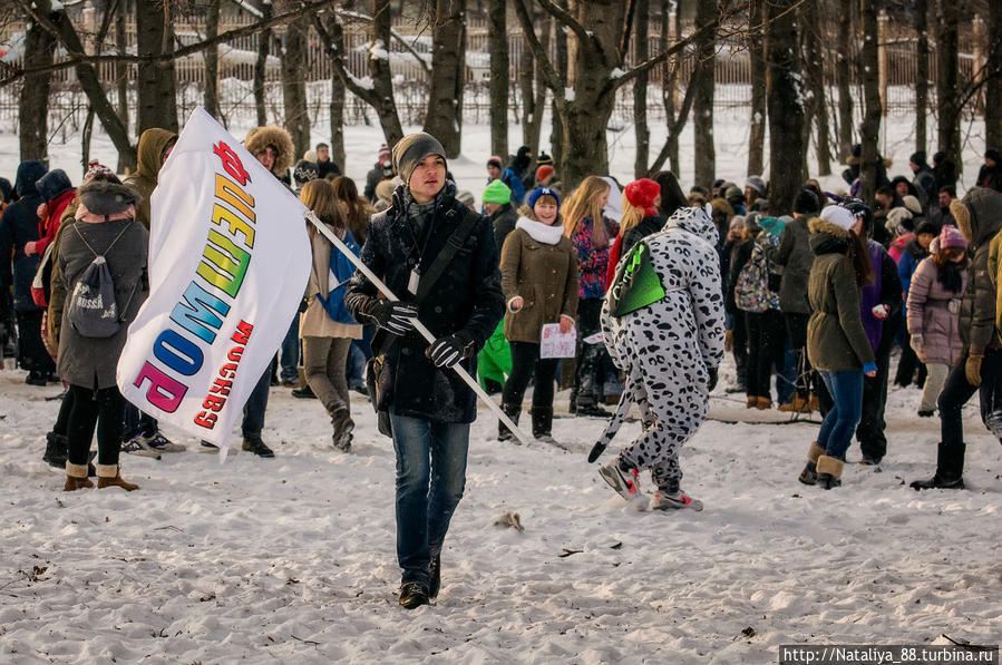 Большая снежная битва в Москве Москва, Россия