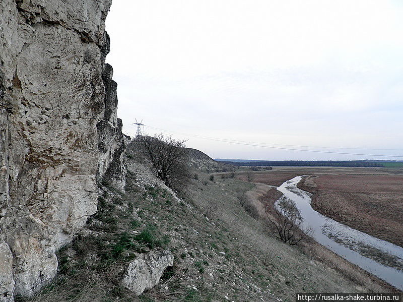 Меловые горы в донских степях Лысогорка, Россия