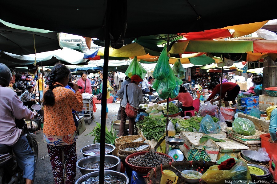 Рынок в Пномпене Пномпень, Камбоджа