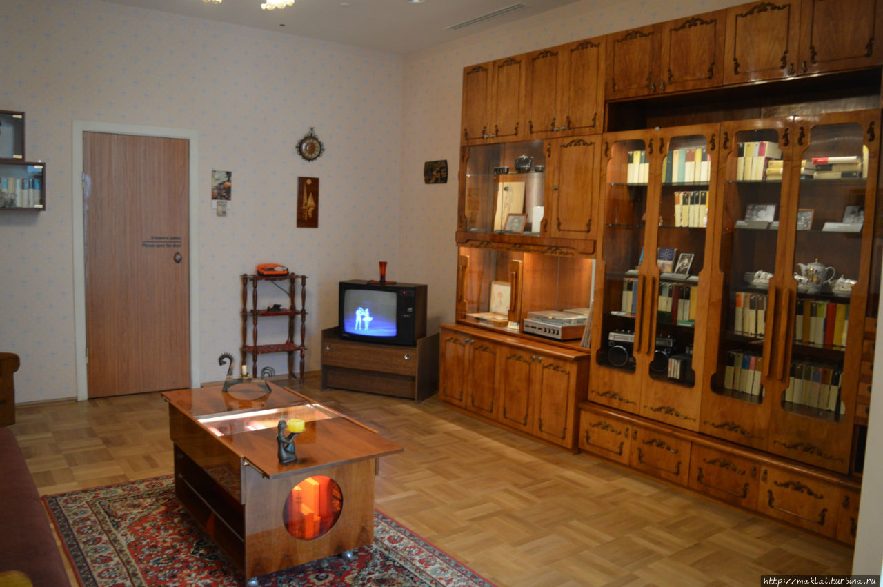 Интерьер комнаты в квартире Ельцина в Москве Екатеринбург, Россия