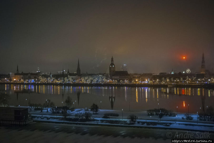 Празднование Нового года Рига, Латвия