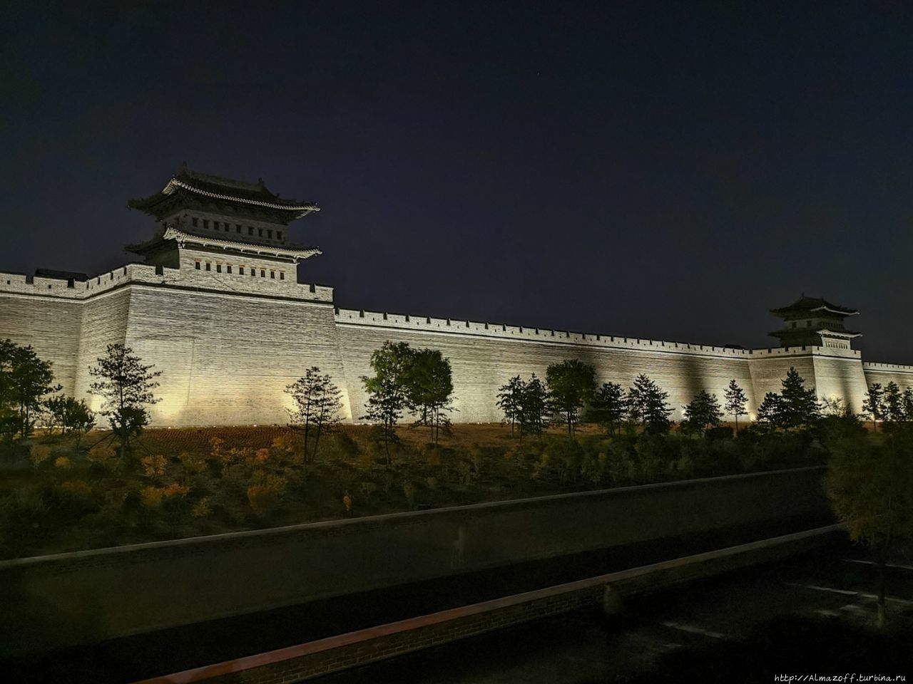 Городская стена в городе Датун, Шаньси, Китай. Датун, Китай