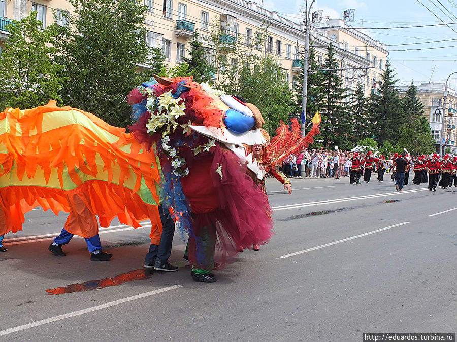 День города. Карнавал. (часть 3) Красноярский край, Россия