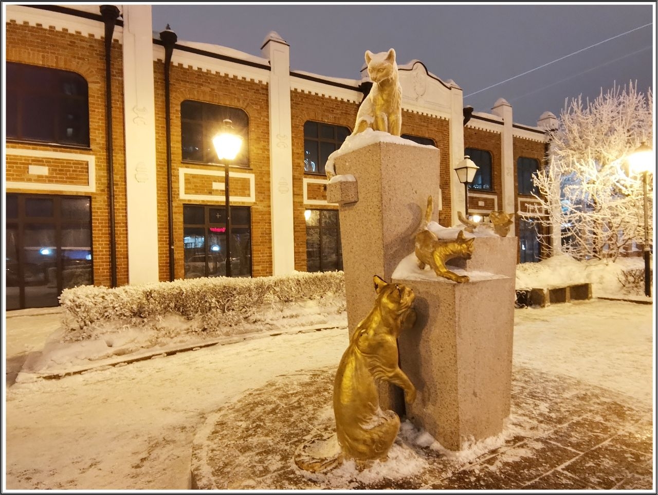 Сквер Сибирских кошек Тюмень, Россия