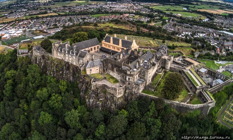Вид на замок Стерлинг. Фото из интернета Стерлинг, Великобритания