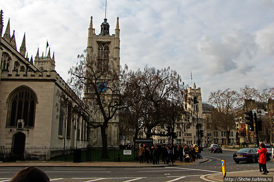 Парламентская площадь (Parliament Square) в Вестминстере Лондон, Великобритания