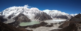 Ледник Thorthomi Glacier и озеро.Из интернета