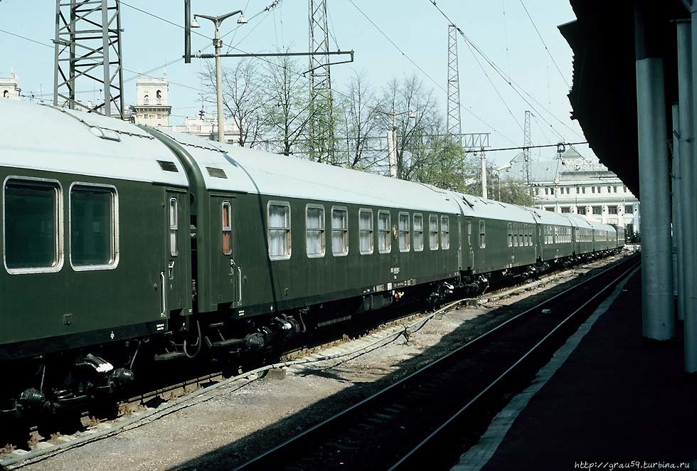 Поезд правительственной делегации ГДР (Москва, 7 мая 1986)  (Из Интернета) Энгельс, Россия
