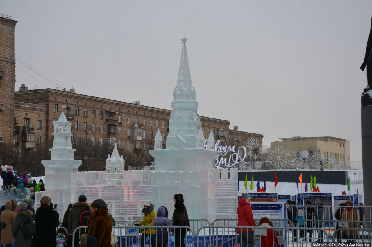 Морозно-ледяная Москва Москва, Россия