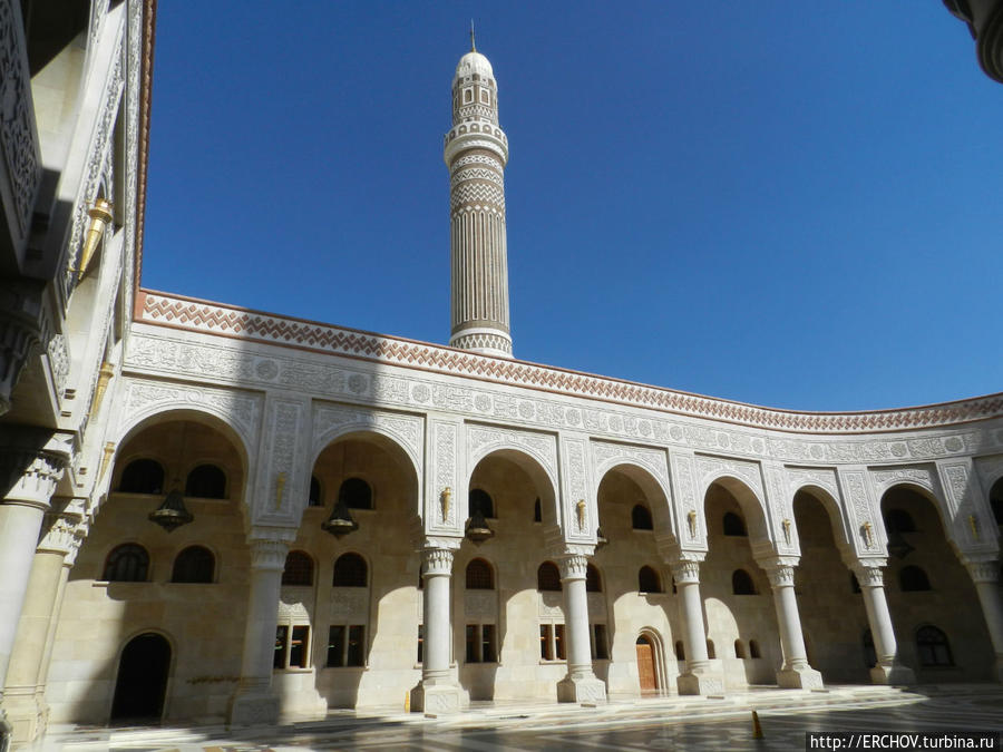 Мечеть Салеха или лекция о современных составляющих Йемена Сана, Йемен