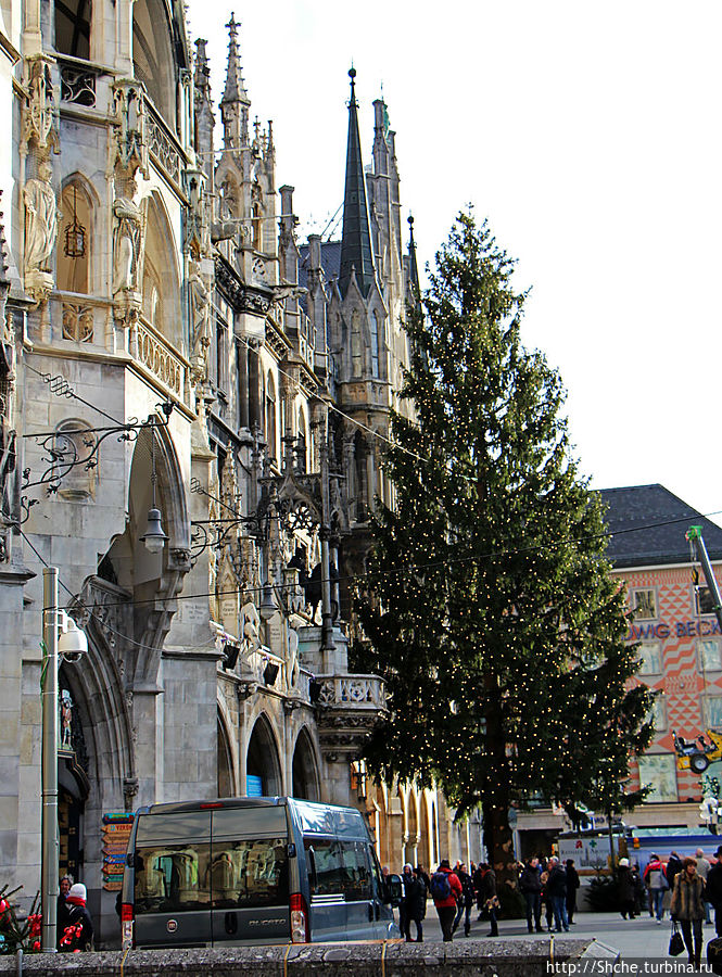 Елка перед ратушей, таки елка:) Мюнхен, Германия