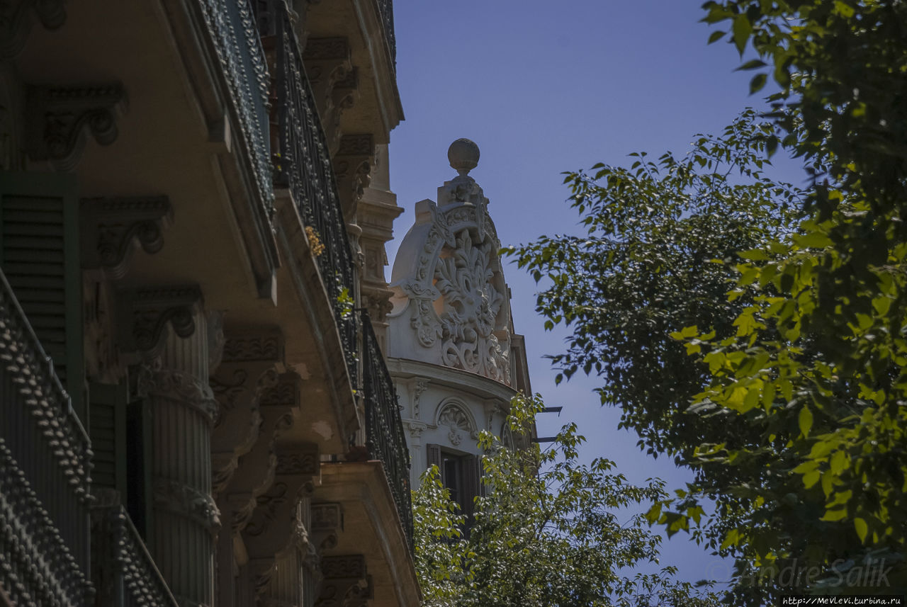 Интересный район в Барселоне Барселона, Испания