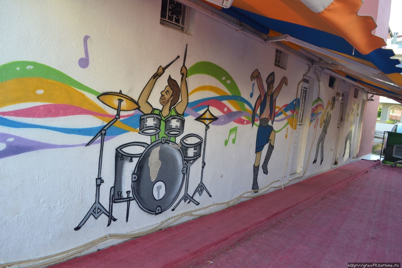 Мэрилин Монро и прочие граффити Мармариса Мармарис, Турция