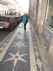 улицы Лиссабона с мозаикой