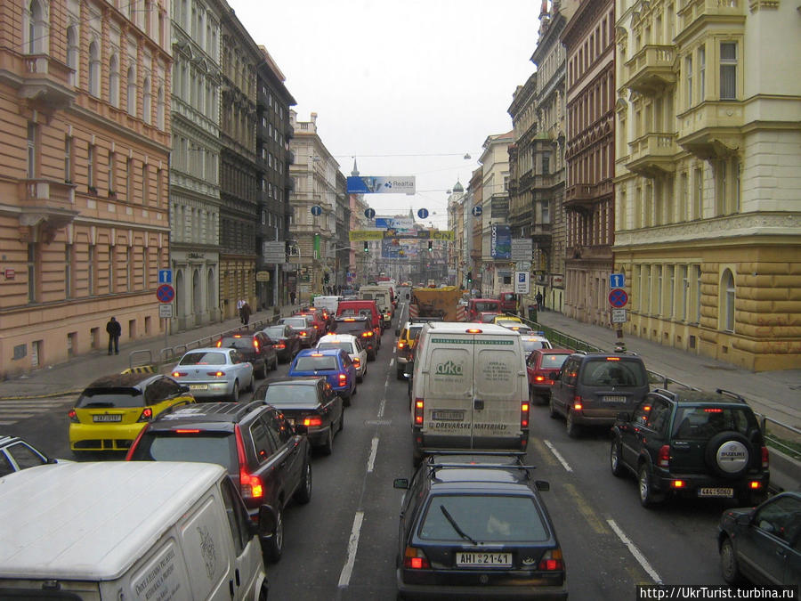Пробки как в Киеве Прага, Чехия