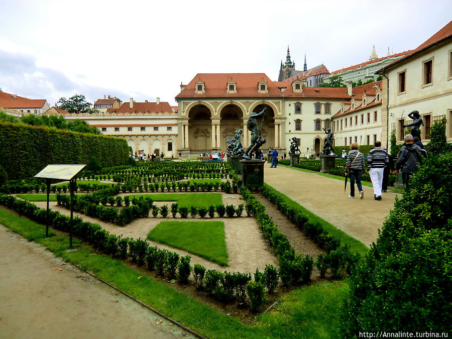 Вальдштейнский сад в Градчанах Прага, Чехия