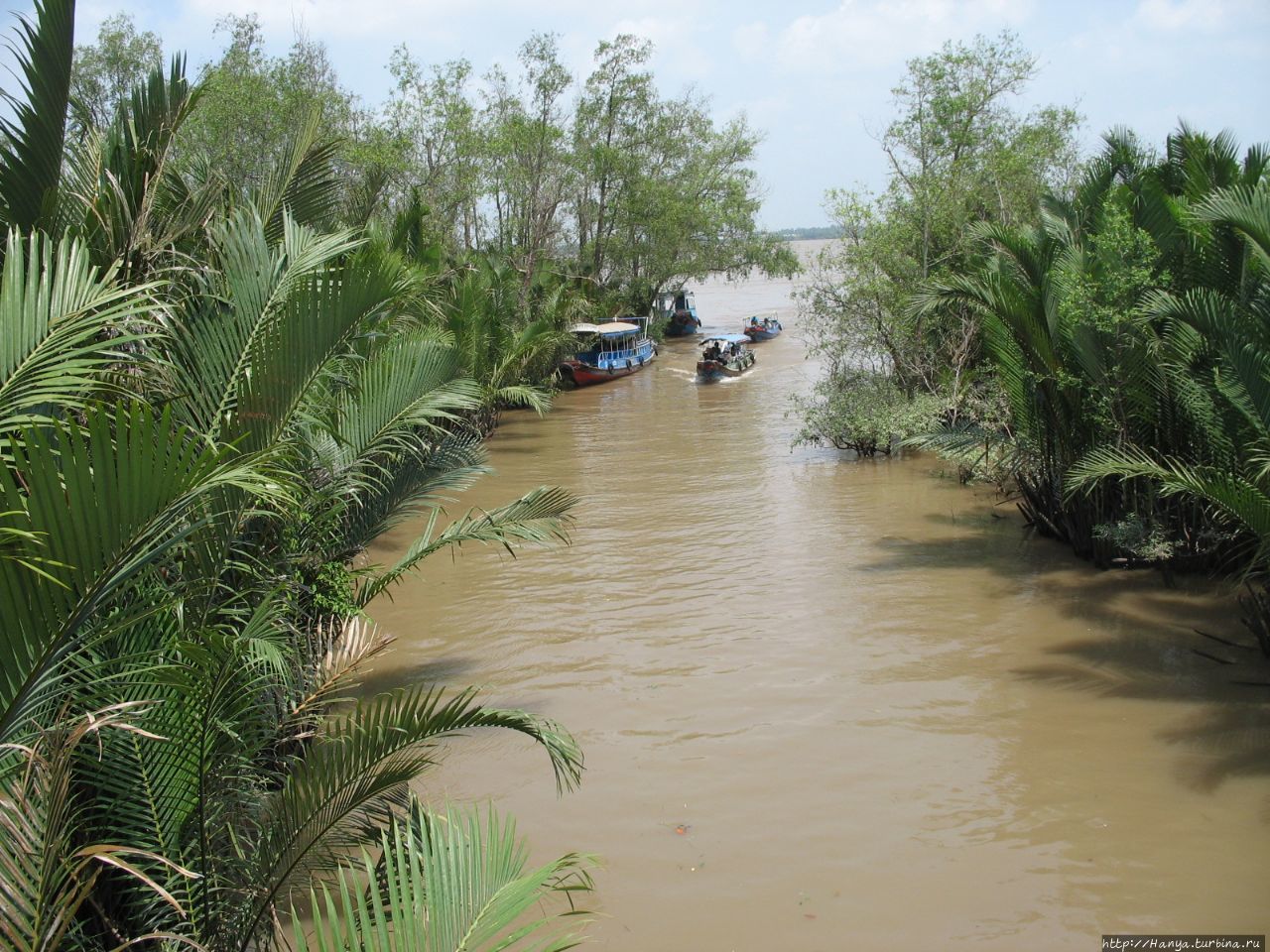 Дельта реки  Меконг. Речн