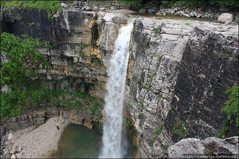 Водопад Кинчха Зеда-Горди, Грузия