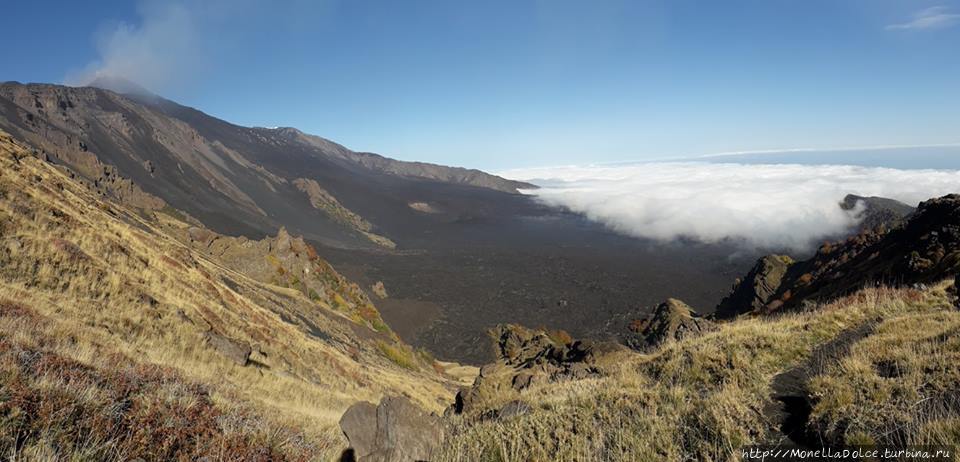 Национальный парк вулкан Etna: кратеры, гроты... Вулкан Этна Национальный Парк (3350м), Италия