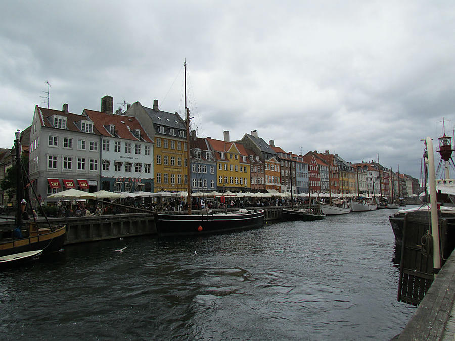 Прекрасная датская столица Копенгаген, Дания
