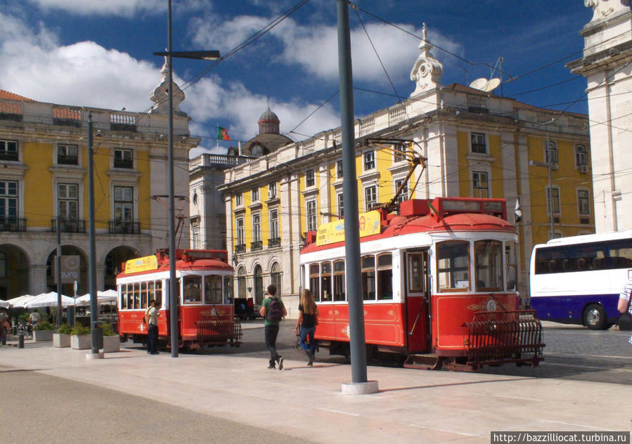 один из главных аттракционов Лиссабон, Португалия