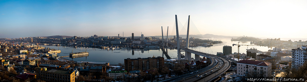 Мост на остров Русский Владивосток, Россия