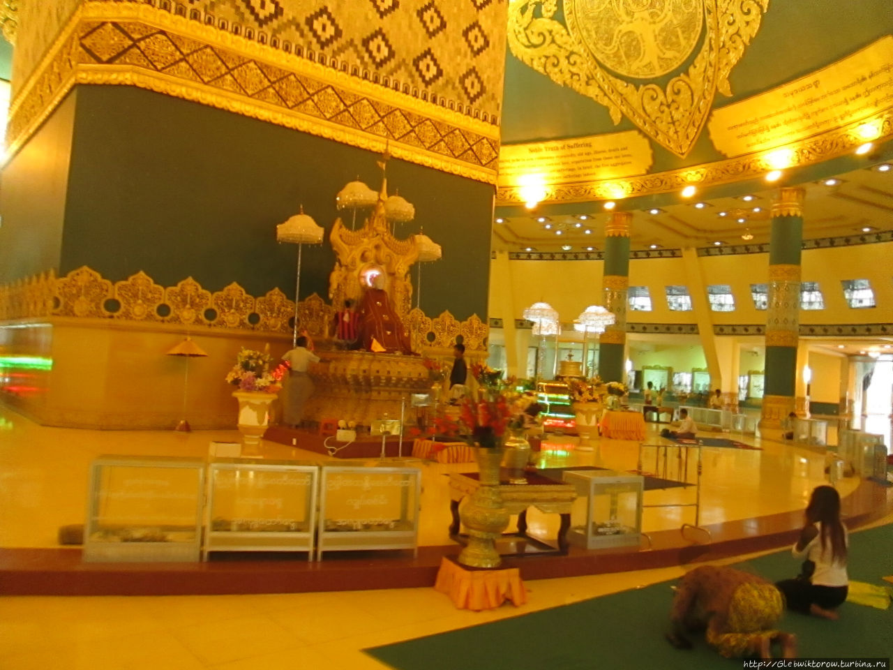Пагода Уппатасанти — виды внутри Нейпьидо, Мьянма