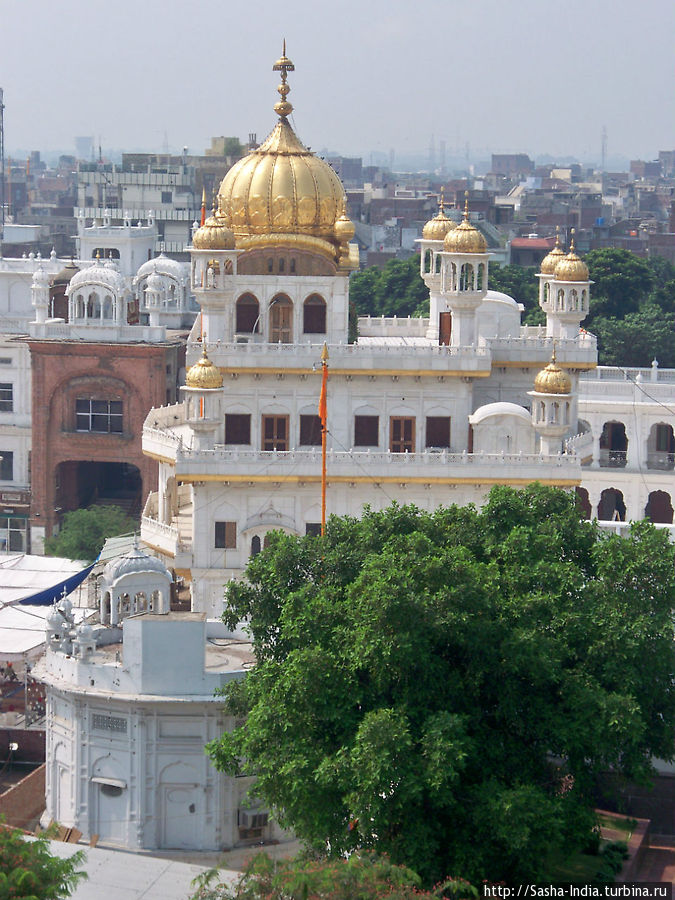 Вид с крыши N.R.I. Yatri Niwas Амритсар, Индия
