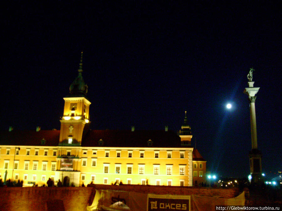 Прогулка по вечерней Варшаве Варшава, Польша