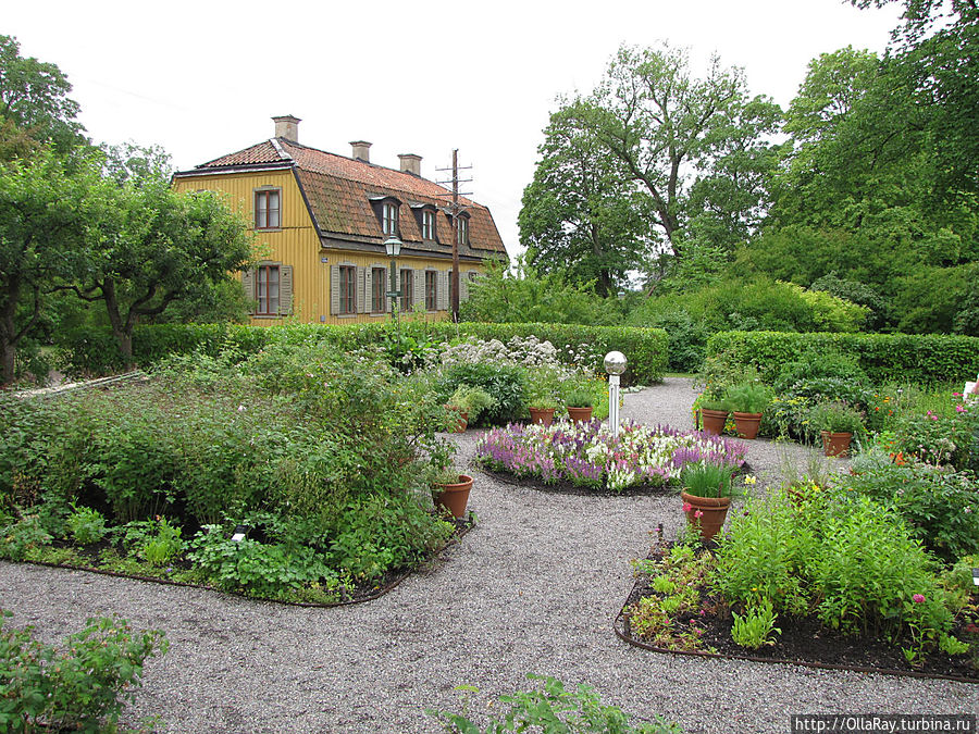 Сад одной из усадеб. Стокгольм, Швеция