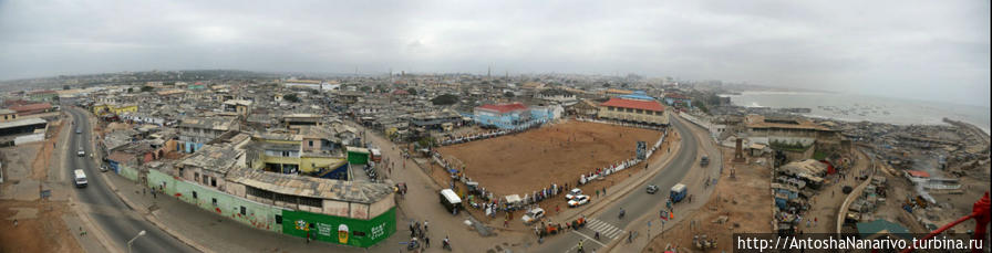 Общая панорама Аккра, Гана