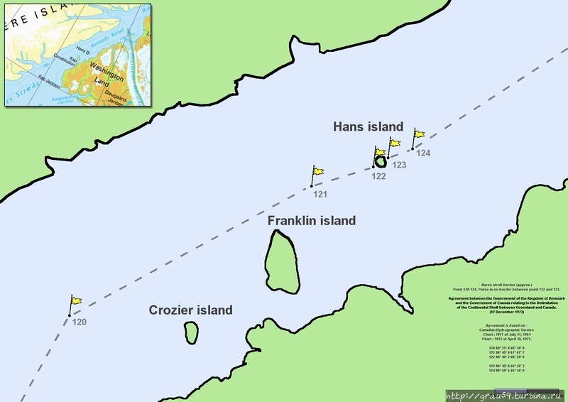 (Из Интернета) Остров Ханс, Канада