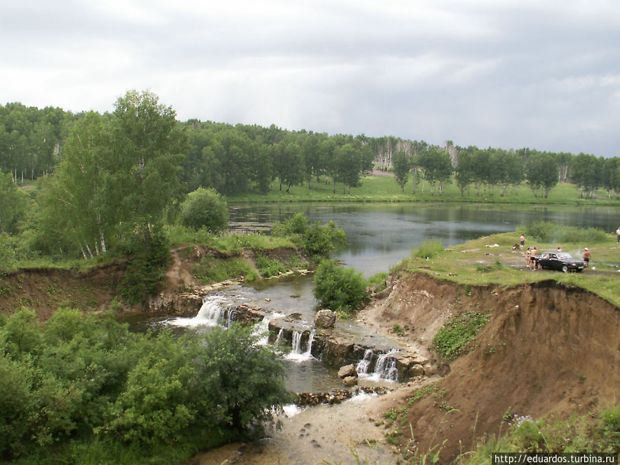Не Ниагара, конечно, но...тоже водопад Красноярск, Россия