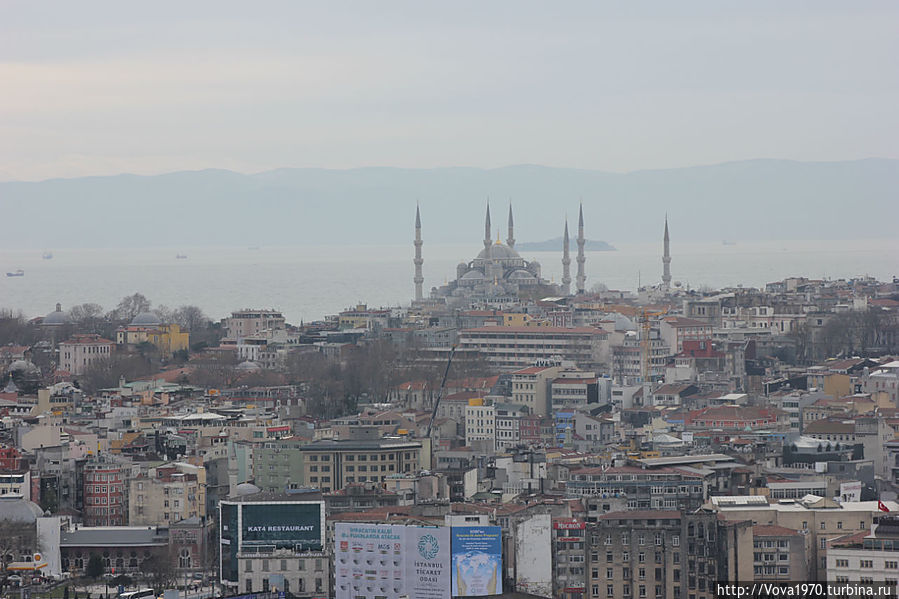 Вид на Голубую мечеть. Стамбул, Турция