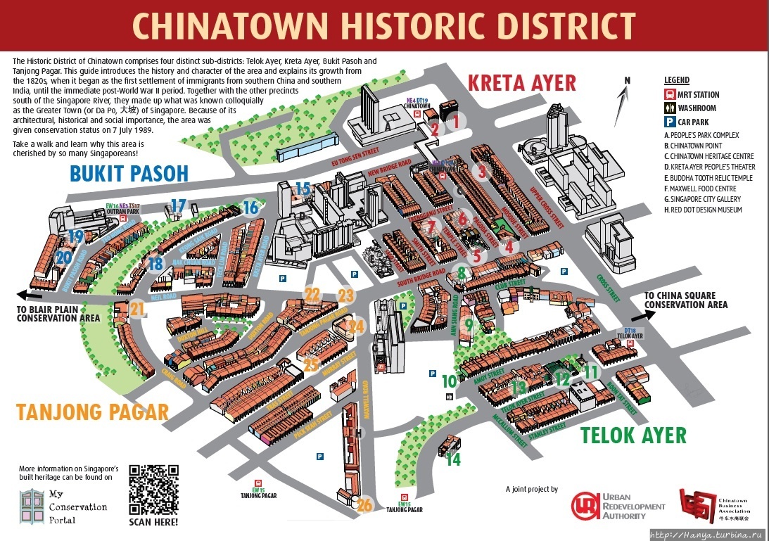 Чайнатаун — китайский этнический квартал Сингапур (столица), Сингапур (город-государство)