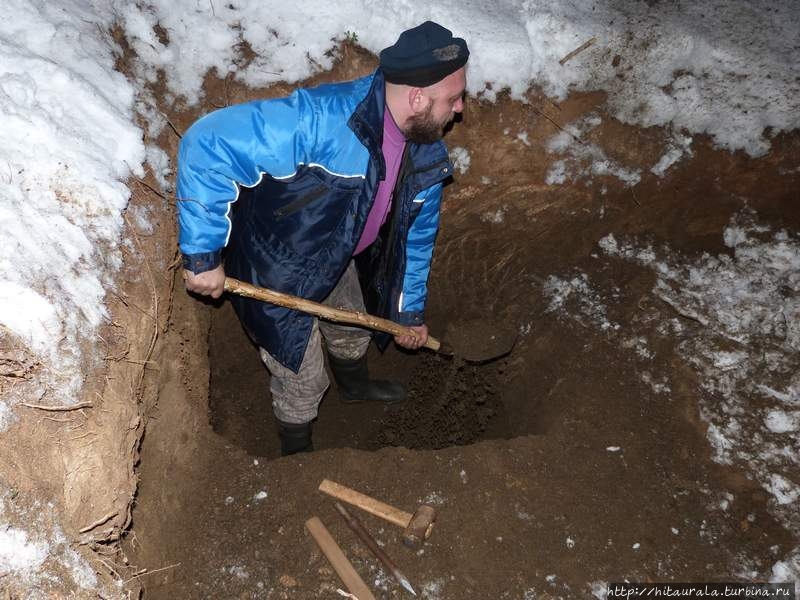 Начало работы на яме