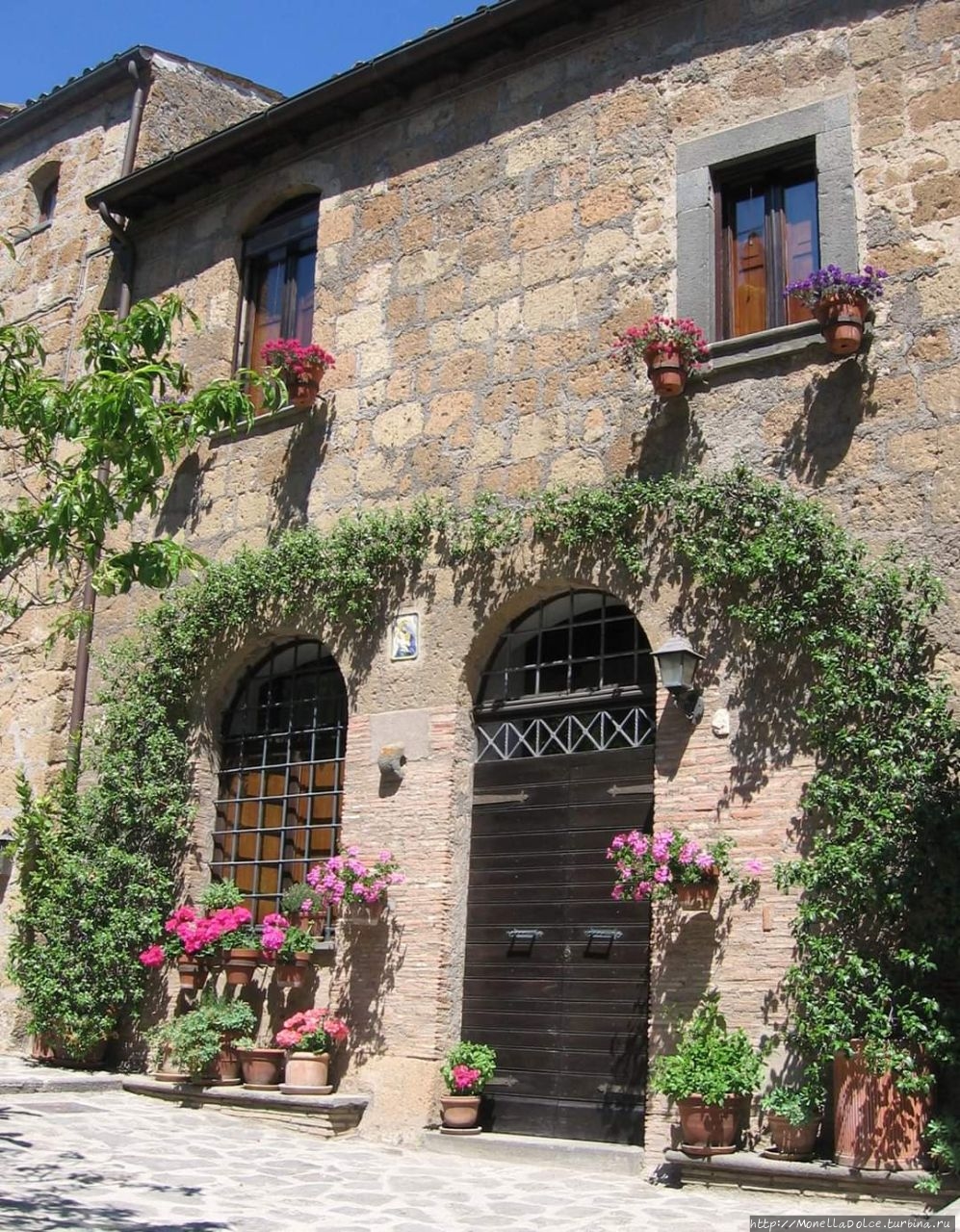 Средневековый Civita di Bagnoregio Баньореджо, Италия