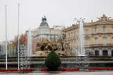 На площади Plaza de la Cibeles. Этот фонтан — один из символов Мадрида