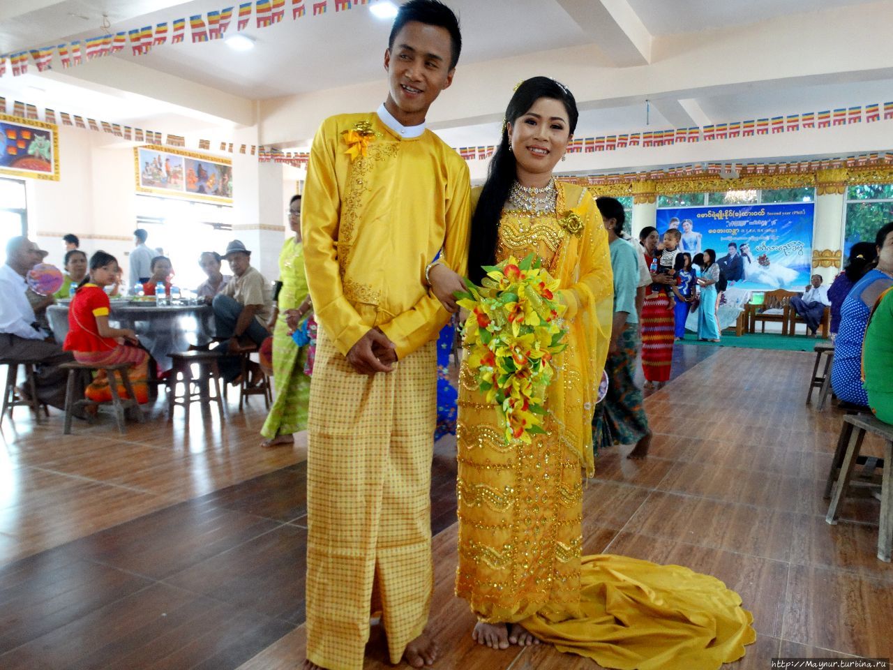 Мьянма. Ах, эта свадьба, свадьба ... не пела и не плясала Сипо, Мьянма