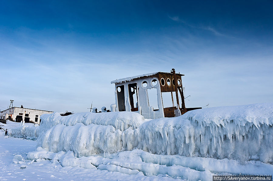 Посёлок Хужир на острове Ольхон