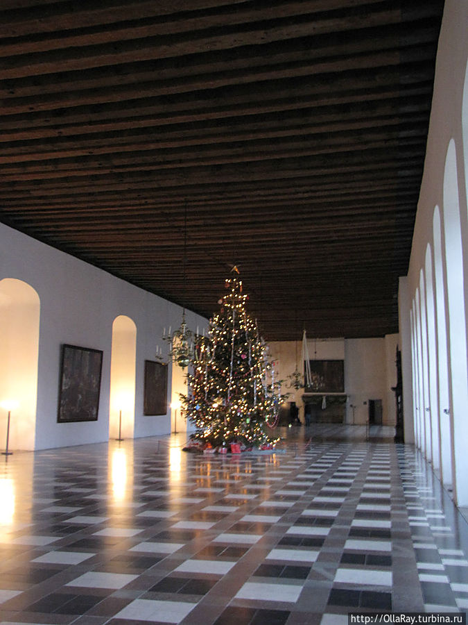 А это бальный зал. Здесь расположена 