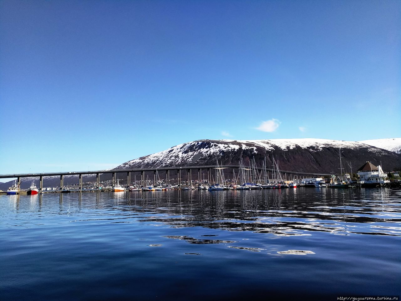 Заполярный курорт Тромсё. Tromsøbrua - Тромсёйский мост