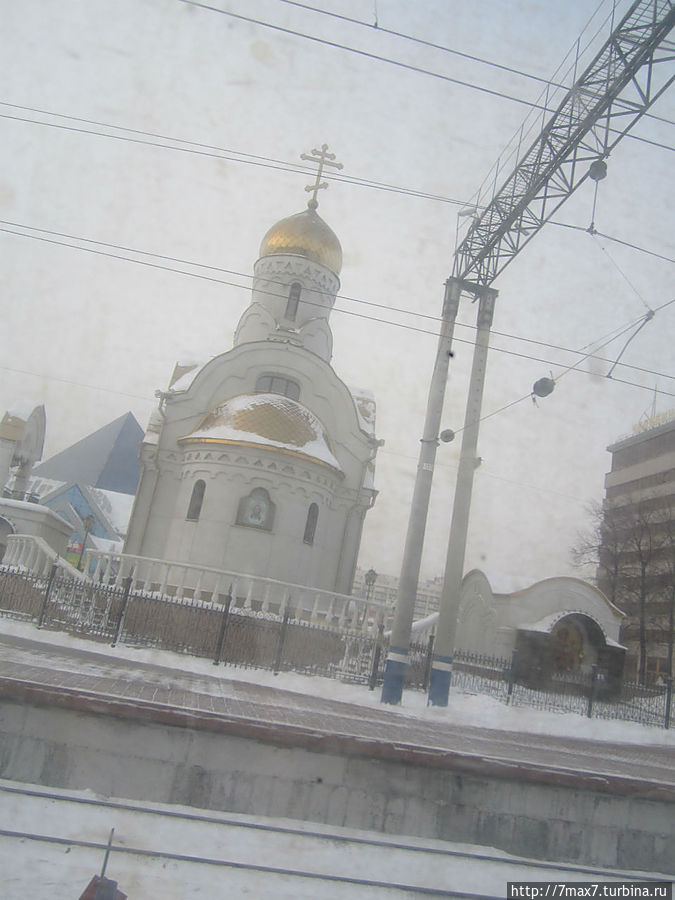фото из окна поезда Челябинск, Россия