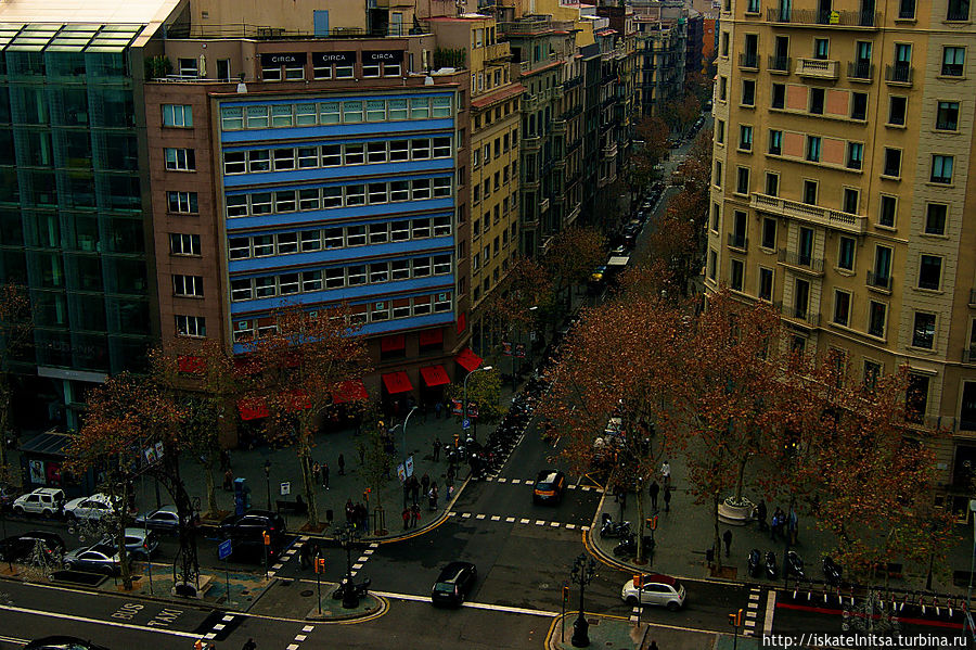 Вид с крыши Пердреры