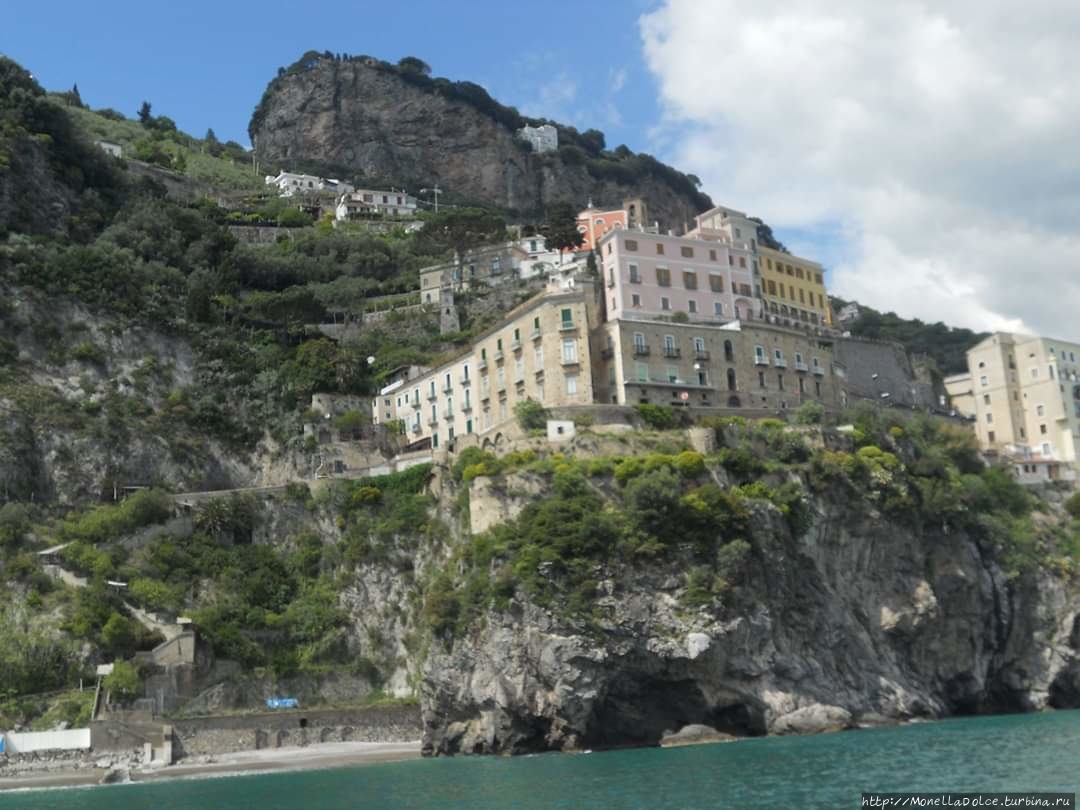 От Positano до Salerno вдоль побережья на скутере Костьера-Амальфиана – Амальфийское побережье, Италия