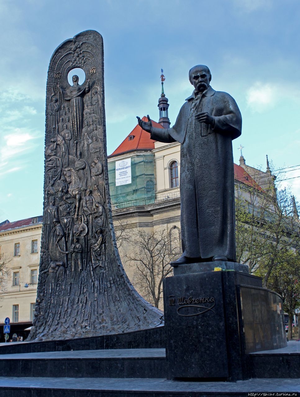 Памятник Тарасу Шевченко Львов, Украина