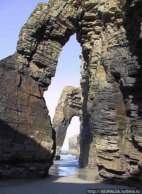 Пляж Лас-Катедралес, Коста-де-Луго. Playa de Las Catedrales Рибадео, Испания