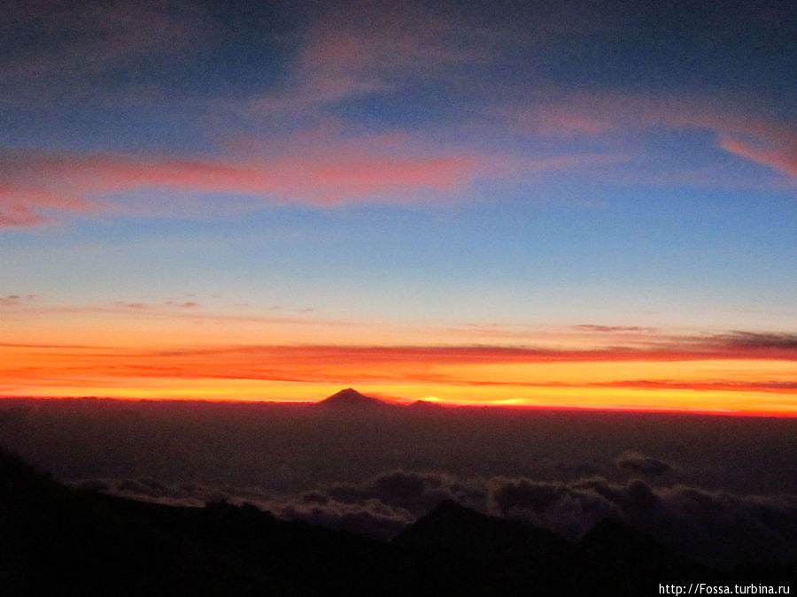 Трек на вулкан Rinjani Остров Ломбок, Индонезия