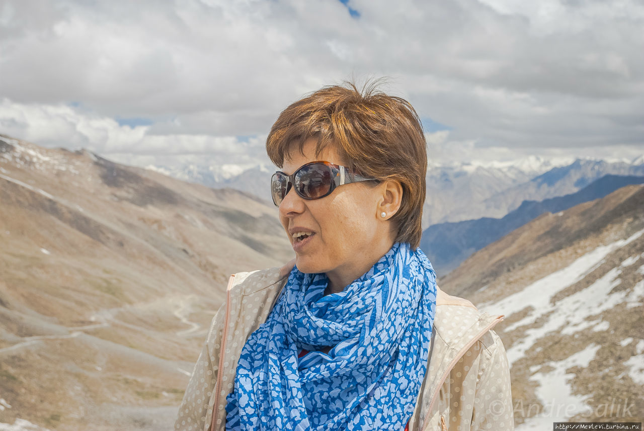 На высокогорном перевале Лех, Индия