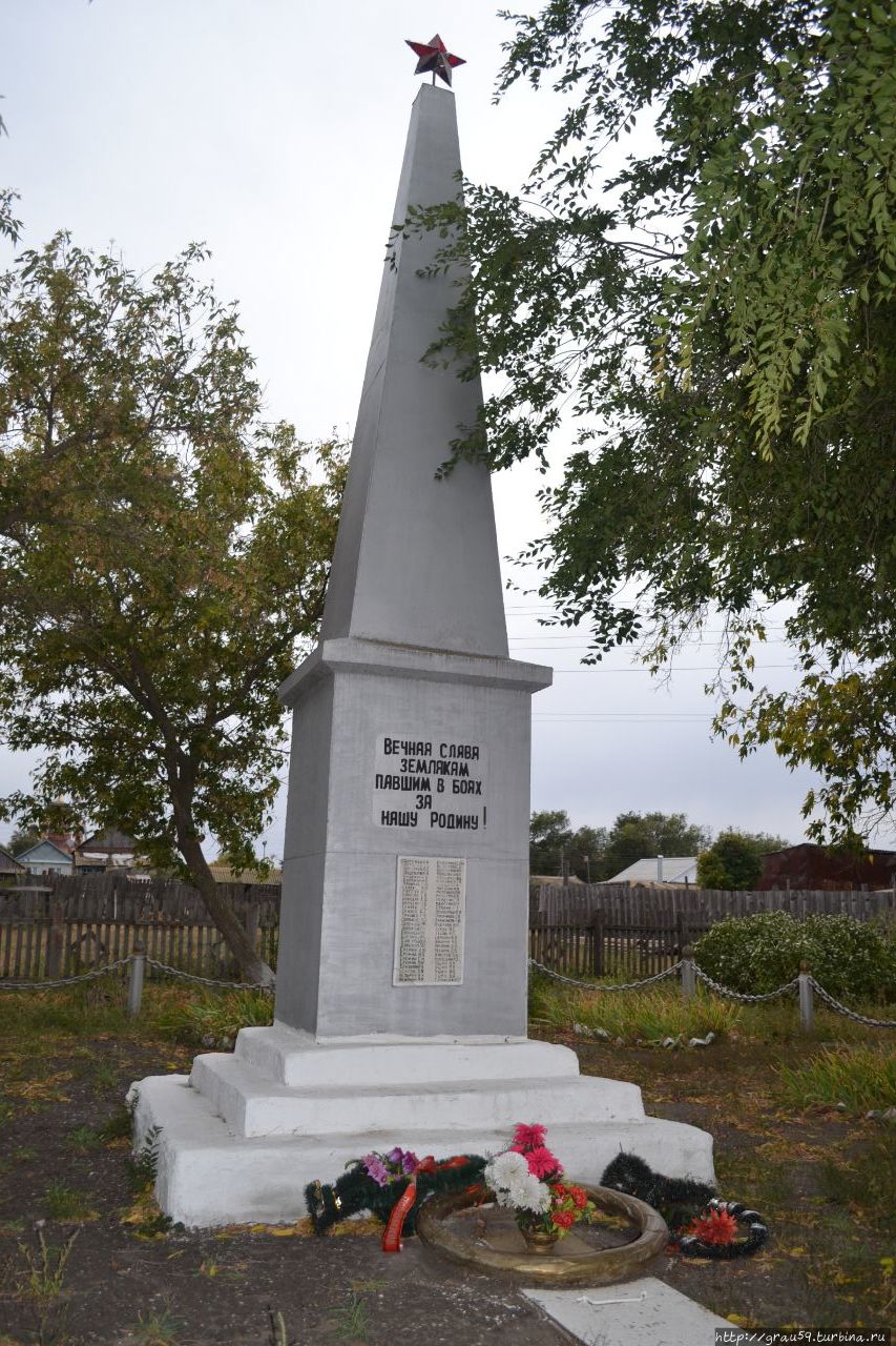 Памятник погибшим землякам Поповка (Саратовская область), Россия